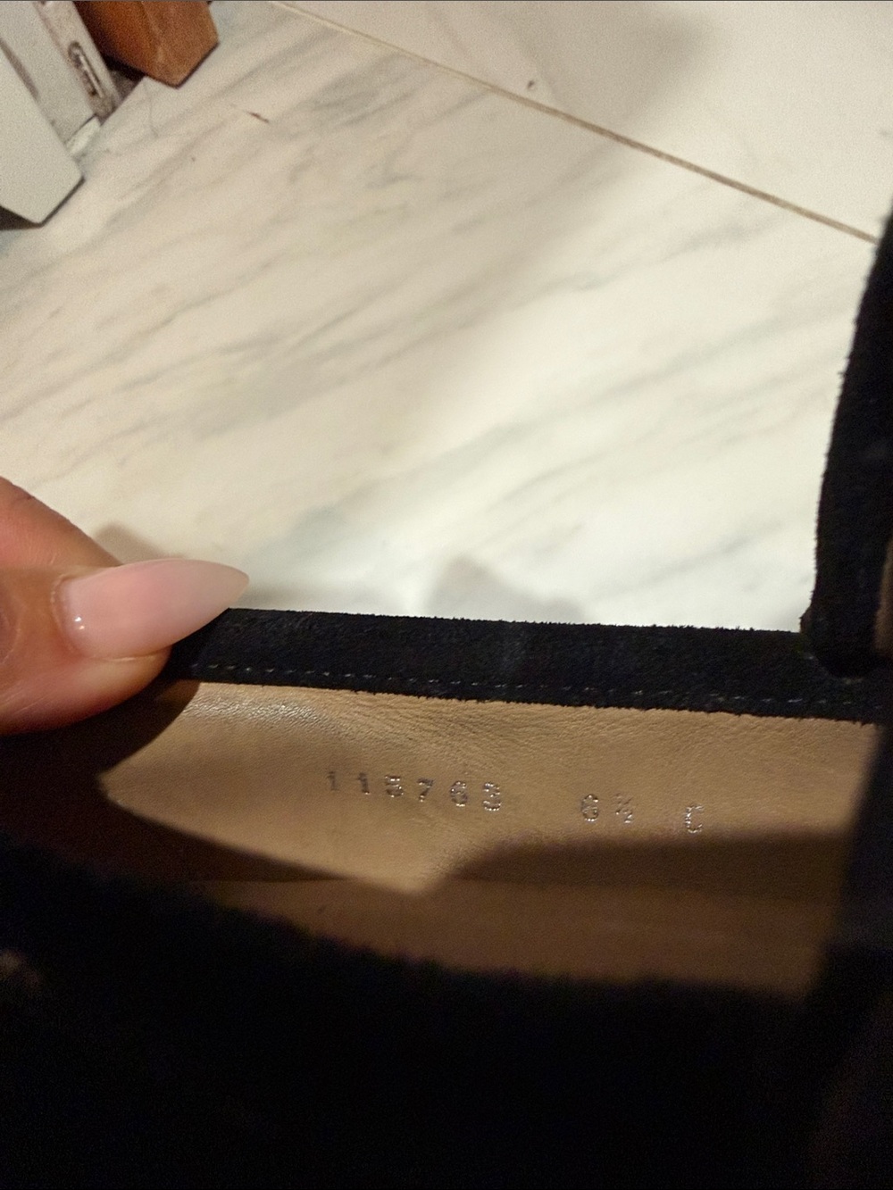 Gucci Black Suede Loafers with Silver Horse Bite Accents size 6.5 - Picture 7 of 8
